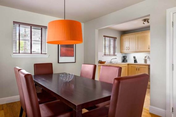 Fully equipped kitchen in 2 Bedroom Lodge at Duchally Hotel & Country Estate
