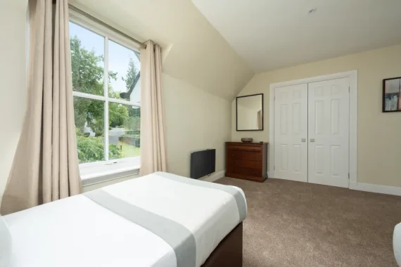 Wyndham Duchally Superior 2 bedroom lodge twin bed with garden view